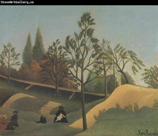 Henri Rousseau View of the Fortifications